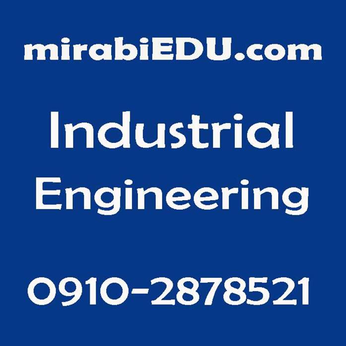 حل تمرین و تدریس دروس مهندسی صنایع