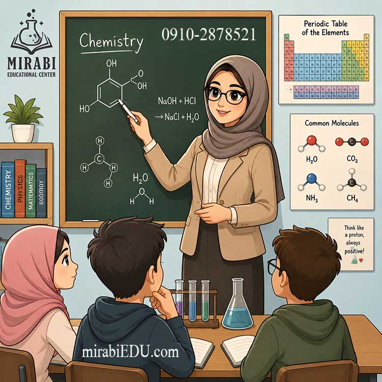 دبیر خصوصی شیمی خانم