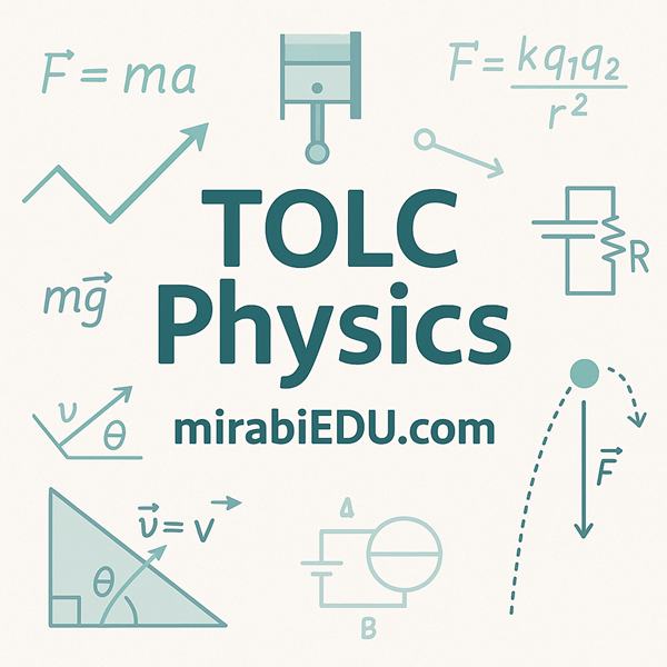 نمونه سوالات فیزیک TOLC